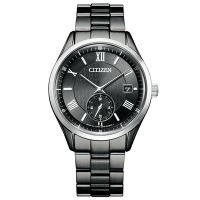 CITIZEN星辰 GENT S系列 光動能時尚小秒針羅馬腕錶 禮物推薦 畢業禮物 38.5mm/BV1125-97H