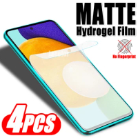 4PCS Matte Hydrogel Film For Samsung Galaxy A52 A72 A52s A33 A22 A12 A42 4G 5G A 32 Anti-fingerprint Screen Protector Protection