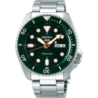【SEIKO 精工】5 Sports 系列機械錶-42.5mm 禮物 送禮 推薦(4R36-07G0G SRPD63K1)