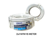 KABEL LISTRIK NYM PROVI FULL TEMBAGA PER 10 METER 15 METER 1 ROOL 2X1,5 2X2 3X1.5 2X2.5 10 METER