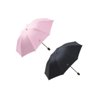 【小宅收納】手動式 抗UV折疊雨傘(UV傘 黑膠傘 折疊傘 遮陽傘 小雨傘 防曬傘)