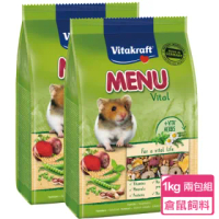 【Vitakraft】MENU 倉鼠主食 1kg/包；兩包組(倉鼠飼料 鼠飼料)