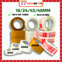 Pita OPP 18/24/45/48mm Perekat kuat Pita Selofan Lutsinar / Selotape / Pita BOPP Pita Jernih Pita Ku