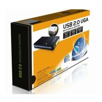 10set USB 2.0 UGA Multi-Display Adapter Support USB2.0 to DVI VGA HDMI graphics card extension Converter Multi 1080P