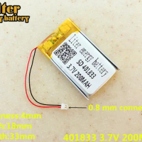 Replacement 3.7V 200mAh li-Polymer Li-ion Battery For SONY MP3 NW-E002 NW-E003 NW-E005 Original plug 401833