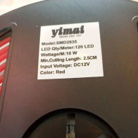 Yimai Lampu Led Neon Flex Dc 12V Warna Merah Pasti Ori