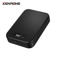 KENRONE Fingerprint Gun Safe IP66 Waterproof Portable Security Box Jewelry Cash Medicine Small Password Safe Box