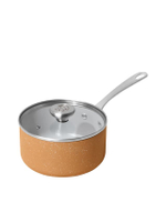 หม้อด้ามพร้อมฝาแก้ว Lion King 18 ซม. สีเหลือง