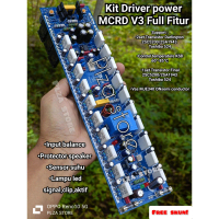 Kit Driver power amp MCRD V3 Darlington 2U 30cm Full Fitur Inbal/Protector speaker/Sensor suhu/Led i