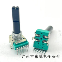 2 PCS Difeng RK11 RK12 6-pin potentiometer B20K shaft length 28mm