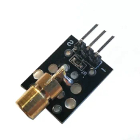 KY-008 650nm Laser sensor Module 6mm 5V 5mW Red Laser Dot Diode Copper Head for Arduino