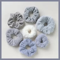 Raja Import - F6656 Ikat Rambut Wanita / Ikat Rambut Bulu / Ikat Rambut Scrunchie / Kuncir Rambut Ko