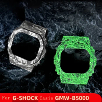 For G-SHOCK 35th Anniversary Casio GMW-B5000 small square watch modification carbon fiber case strap accessories sporty lightwei