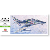 HASEGAWA 00239 1:72 Scale U.S. A-4E/F Skyhawk Fighter Assembly Model Building Kits For Hobby DIY