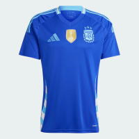 【adidas 愛迪達】上衣 男款 短袖 阿根廷 客場足球上衣 國際碼 AFA A JSY D 藍 IP8413