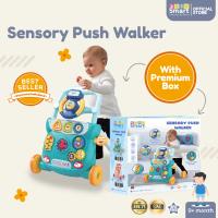 Mainan Dorongan Bayi Belajar Jalan | BEBE SMART Sensory Push Walker | Smart Baby Walker Push Walker