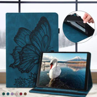 For Apple ipad mini 6 2021 case 8.3'' 3D Embossing Butterfly flip Stand Leather For IPad Mini6 8.3 for ipad mini 6 2021 Case+pen