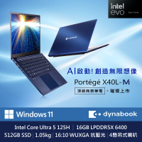 【Dynabook】Portege X40L-M 14吋輕薄筆電(Ultra 5 125H /16GB LPDDR5x / 512G SSD/Win11)