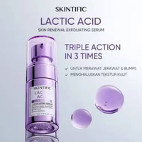 SKINTIFIC Peeling Lactic Acid Skin Renewal Exfoliating Serum 20ml | Serum Wajah | Serum Skintific