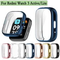 For Redmi Watch 3 Active 360 Full Soft Clear TPU Screen Protector Case For Redmi Watch 3 Lite Transparent Cover Protective Shell