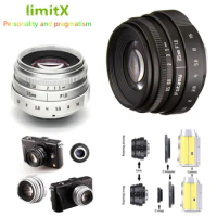 35mm F1.6 CCTV Lens C Mount For Fujifilm X-A5 X-A10 X-A3 X-T20 X-T10 X-E3 X-E2 X-E2s X-E1 X-A2 X-A1 X-M1 X-PRO 2 1 APS-C Camera