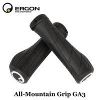ERGON MTB Cycling Soft Handle Grips Bicycle Handlebar Grip GE1 GA3 GA20 Anti-slip Rubber Grips Bike Bar End Mount Hand Covers