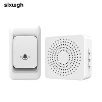 SIXWGH Outdoor Wireless Doorbell USB Interface Home Remote Control My Mellody Ring Door Bell Kit House Chimes Doorbel