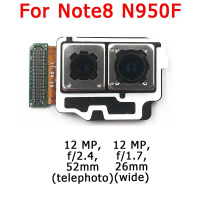 Camera trước và sau nguyên bản Samsung Galaxy Note 8 N950F, mô-đun camera mặt chính, Flex, phụ tùng 