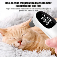 Pet Dog Cat Ear Digital Thermometers Animal Measuring Non-Contact Electronic Highly Accurate For Home and Clinic Use