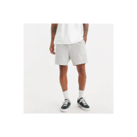 【LEVIS 官方旗艦】男款 條紋風格卡其休閒短褲 熱賣單品 A4661-0032