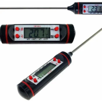 TP101 Electronic Food Thermometer Kitchen Oil Thermometer Electron Probe Liquid BBQ Baking Digital Display Temperature Pen Meter