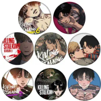 Korean Comic Book Killing Stalking Peripheral Photobook HD Poster Photo Card Sticker Assistance Posters Badges Keychain