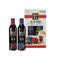 【韓味不二】韓國原裝膳府玄米黑醋禮盒 900mlx2入 含運價(送禮推薦/年節禮盒/春節禮盒)