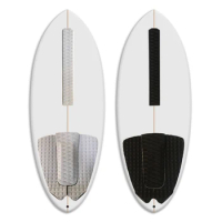 Skimboard Traction Tail Pad with Arch Bar Strip 3 Piece Stomp Pad Arch Bar Grip for Skimboarding