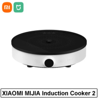 XIAOMI MIJIA Induction Cooker 2 For Home 2100W 99 Gears Power Adjustable Low Power Continuous Heating OLED Screen Kitchen Cooker