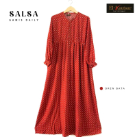 Gamis Rayon Viscose Premium Salsa