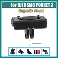 Magnetic Mount For dji osmo pocket 3 Bracket Holder Quick Release Extension Base Action Camera for DJI Pocket 3 Accessories