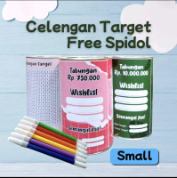 FREE SPIDOL CELENGAN TABUNGAN small CELENGAN TARGET tabungan viral