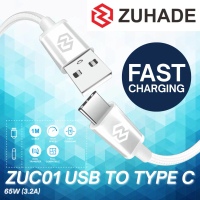Kabel Charging USB Type C 3.2A 65W Fast Charge for Android Kabel Charger Data USB To Type C Fast Cha