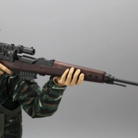 1:6 Scale G43 Semi-automatic Rifle 4D Gun Model Coated Plastic WWII Military Model Accessories for 12" Action Figure Display