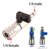 Pressure Washer Coupler 1/4 3/8 Inch Quick Connector Control Water Flow Switch 4500 PSI Quick Connect Ball Valve High Pressure