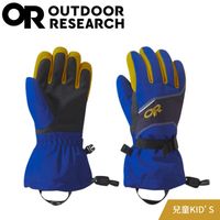 【Outdoor Research 美國 兒童 ADRENALINE 手套《藍/黑/黃》】243196/兒童手套/保暖手套