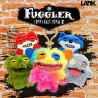 ของแท้ พวงกุญแจตุ๊กตา Fuggler Monster, จี้ขนาดใหญ่, จี้ Yura, ดีไซน์น่ารัก, สีสันหลากหลาย, น่ารักและ