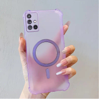 Sarung Telefon, Untuk Samsung Galaxy A51 4G M40S A515F, Penyedutan Magnetik, Kalis Kejutan, Kabus ai