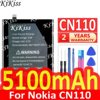 5100mAh KiKiss Powerful Battery For Nokia CN110 1ICP5/65/78/X20/X10