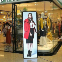 640x1920mm Shopping Mall Indoor Poster LED Display P1.86 P2 P2.5 Portable Digital Video Signage Smart Advertising LED Screen