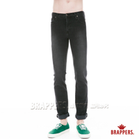 BRAPPERS 男款 HY年輕版系列-男用彈性直筒褲-灰黑