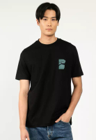 BOSS Cotton Printed Artwork Regular Fit T-Shirt - BOSS Orange