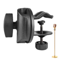 Mic Clips For Stands Adjustable Mic Clip Mic Holder Clip Microphone Stand Clip Microphone Holder Clamp For Wired Wireless Mic