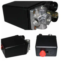 240V 15A 115 PSI 4 Port 1/4 NPT Air Compressor Pressure Automatic Switch